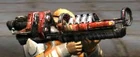 A player wielding a Leech Gun