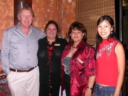 From left: Giles Conradie CTM (President GHTM), Julie Carter, Nadine Butler ATM-S (VPM) and Jessica Ling.