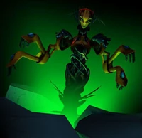 This freakish, tentacled, multi-limbed creature is one of the kid-friendly good guys!