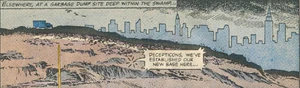 Giant robots living in the dump... yup, that's New Jersey alright!