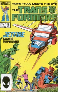 "Run! He wants revenge for the way we drew him so hideously off-model!"