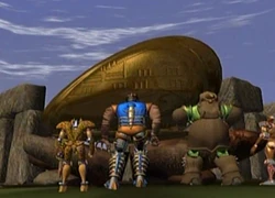 and inside, there's a computer voiced by Paul Reubens
