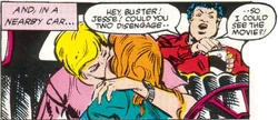 You probably don't want to know where Buster's other hand is.