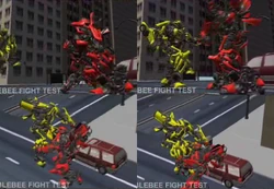 One bee, two bee, red bee, blue bee