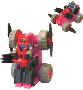 Sure, it's a stompy death killing machine, but it's a pink stompy death killing machine!