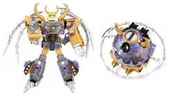 Unicron, the line's largest toy.