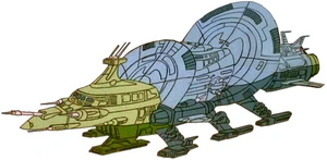 Are those engine pods at the bottom, or feet? Don't know, don't care