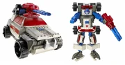 Red Alert's left hand is restored by the power of not-Lego.