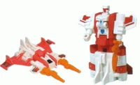 Only Technobot knowhow could get this much firepower from a pair of Cheetos.