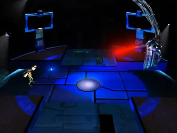 Monkey hate technology.  Robot hate the monkey.  They will fight eternally.
