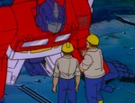 "Are you Samuel James Witwicky, descendant of Archibald Witwicky?" "No." "Oh, sorry, my mistake." Throws him back in the water