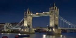 The Tower Bridge in London, England.