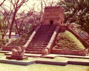 Pyramid in park in Tegucigalpa