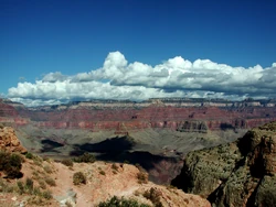 Picture taken from the Kaibab Trail at the Grand Canyon National Park, Arizona.