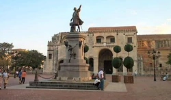 The cathedral in Santo Domingo