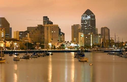 Downtown San Diego, California.