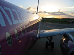 Wizzair A320, Skavsta Airport, near Stockholm, Sweden