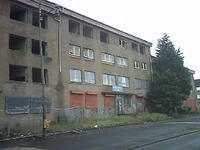 Stamford Street lies derelict in July 2007