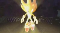 Super Sonic as seen in Sonic the Hedgehog