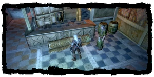 Geralt with the mysterious man