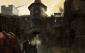Trade Quarter concept painting