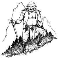 A bobołak in an illustration by Jarosław Musiał from the RPG
