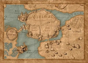 Mappa di Vizima