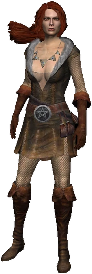 in battle gear