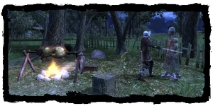Royal huntsman's campsite in the Outskirts