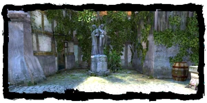 Statue of Melitele near the Maribor gate