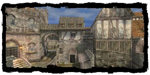 the warehouse entrance