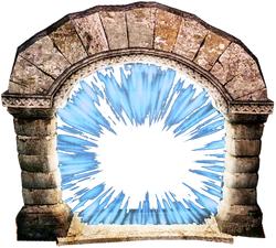 Teleport gate active