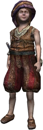 the resolute boy, Raymond's messenger