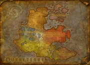 Carte de l'Outreterre actuelle.