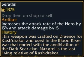 Serathil in Warcraft III: The Frozen Throne