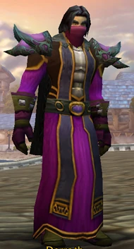 Human male wearing the Shadoweave Armor set