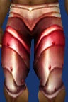 Male wearing Bloodscale Legguards