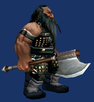 Dwarf male with Rockslicer