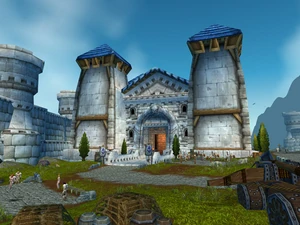 The entrance to Foothold Citadel