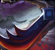 It longs for the taste of blood.Vis'kag the Bloodletter art from the WoW TCG.