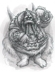 A Tuskarr chieftain, perhaps Tusklord Hrak'kar