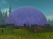 The reconstruction of Dalaran in World of Warcraft