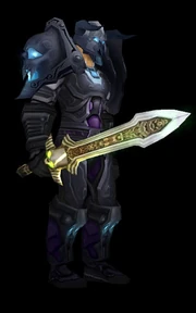 Human Warrior wearing Widow's Remorse