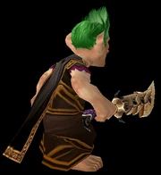 Gnome male wearing Implements of Unspoken Names (robe not included)