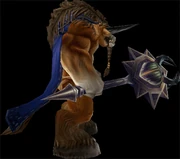 Tauren male wearing Gift of the Gathering Storm