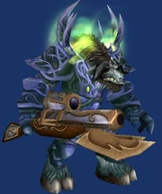 Tauren carrying the Barrel-Blade Longrifle