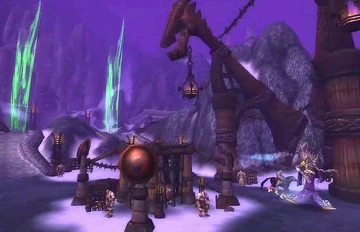 Vrykul rider at the Lich to the right.