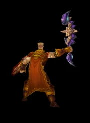 Human male wearing Battlegear of Eternal Justice