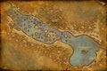 Map of Thousand Needles