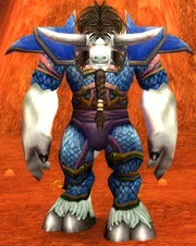 Tauren wearing Blue Dragon Mail